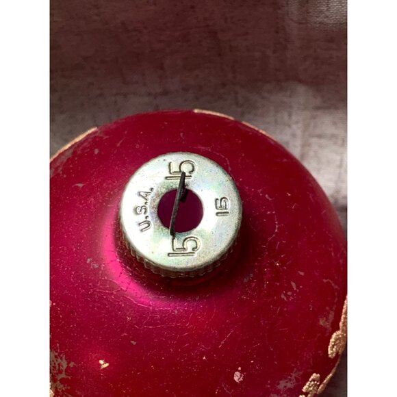 Vintage Christmas Ornament Set Assorted Designs Colors Retro Glass Baubles Holid - Picture 11 of 14